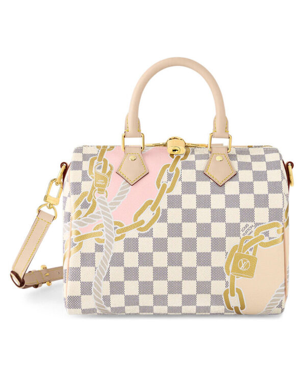 Louis Vuitton Speedy Bandouliere 25 N40473 White