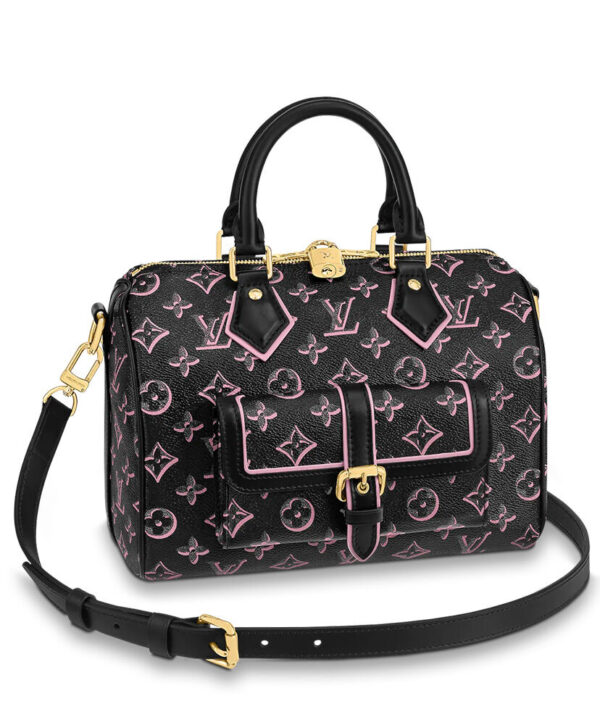 Louis Vuitton Speedy Bandouliere 25 M20852 M20919 Black