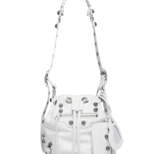 Balenciaga Le Cagole XS Bucket Bag Cream