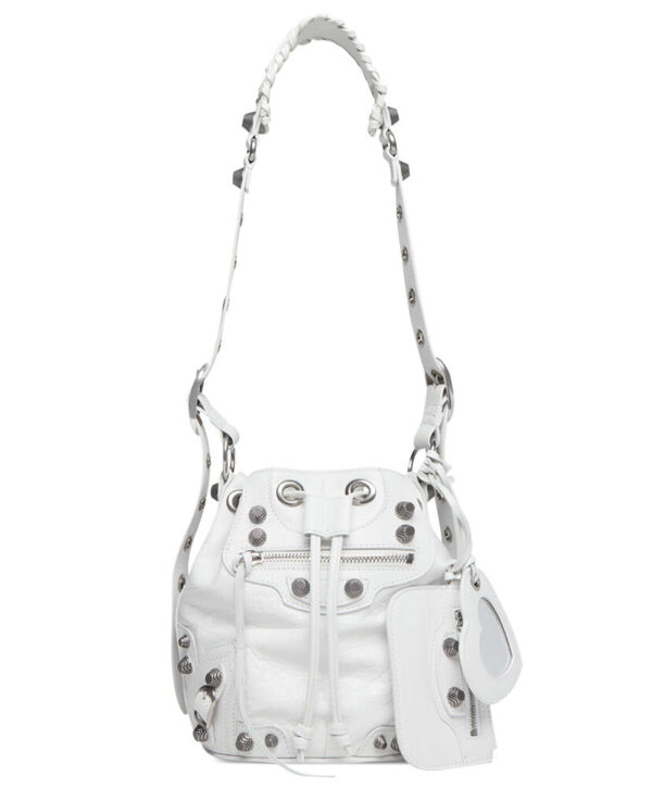 Balenciaga Le Cagole XS Bucket Bag Cream