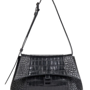 Balenciaga Downtown Small Shoulder Bag Black