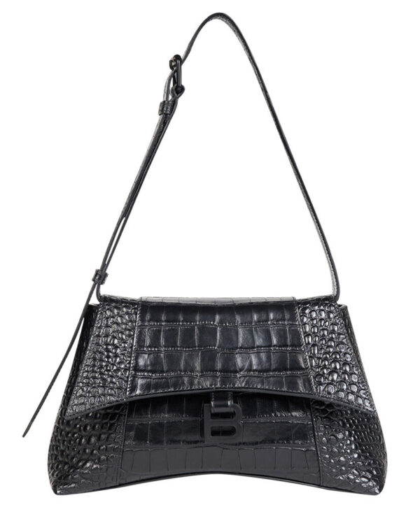 Balenciaga Downtown Small Shoulder Bag Black