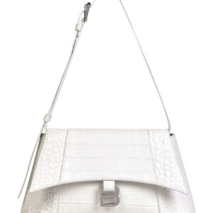 Balenciaga Downtown Small Shoulder Bag White