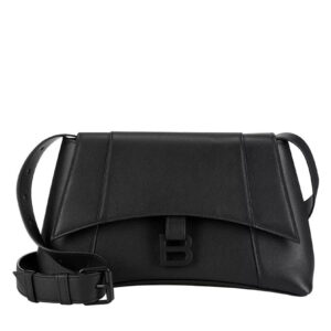 Balenciaga Downtown Medium Shoulder Bag Black