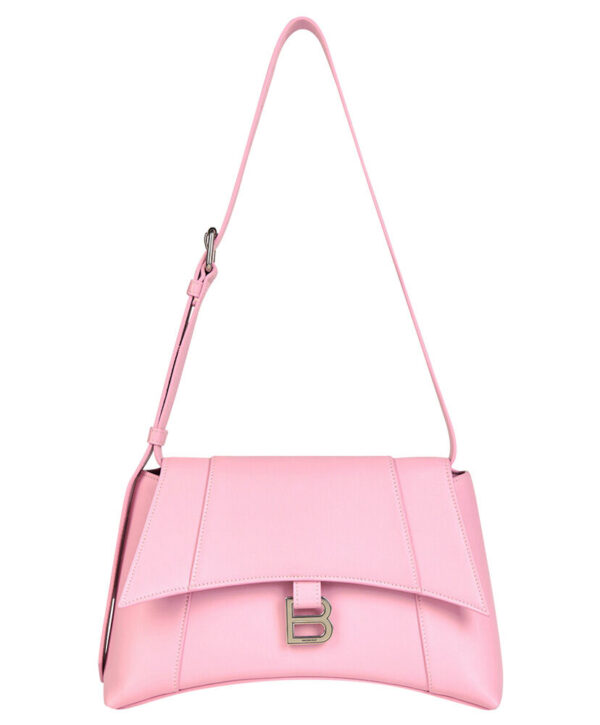 Balenciaga Downtown Medium Shoulder Bag Pink