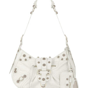 Balenciaga Le Cagole Medium Shoulder Bag Cream