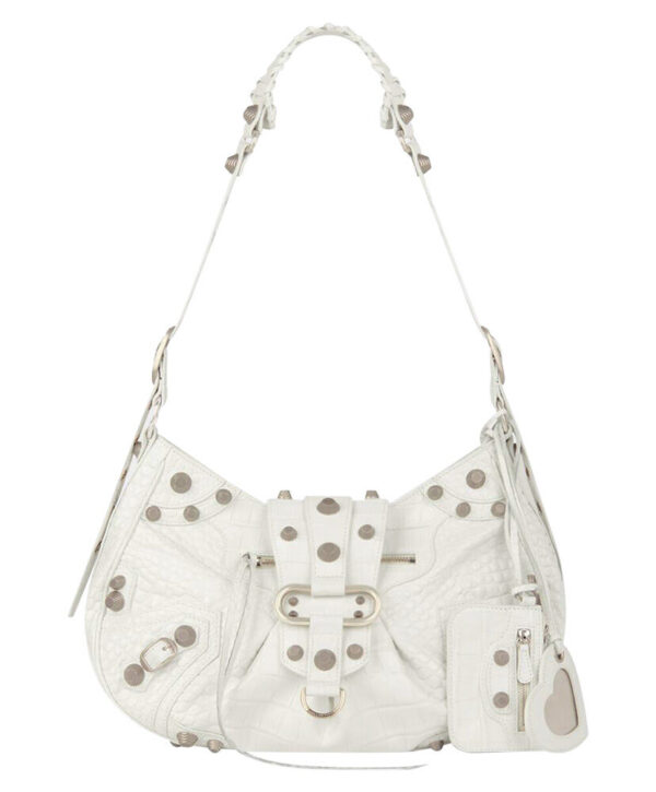 Balenciaga Le Cagole Medium Shoulder Bag Cream