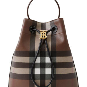 Burberry Small TB Bucket Bag Coffee