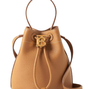 Burberry Mini TB Bucket Bag Coffee