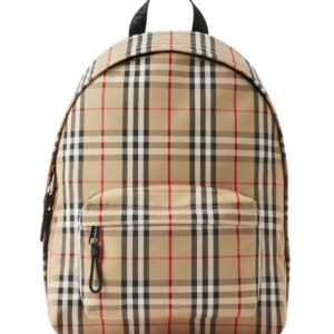 Burberry Check Backpack Apricot