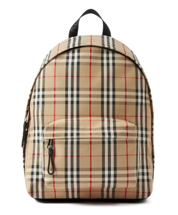 Burberry Check Backpack Apricot