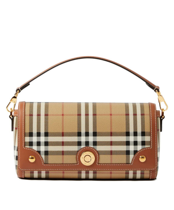 Burberry Top Handle Note Bag Coffee