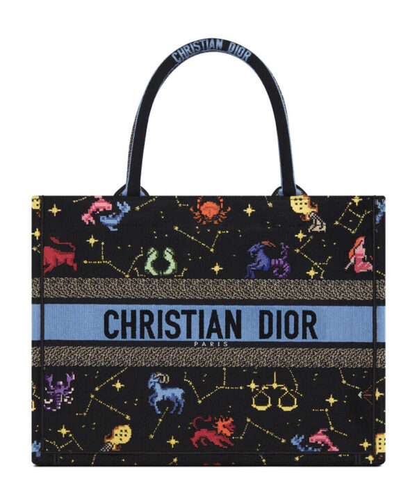 Christian Dior Medium Dior Book Tote Black