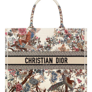 Christian Dior Large Dior Book Tote Cream