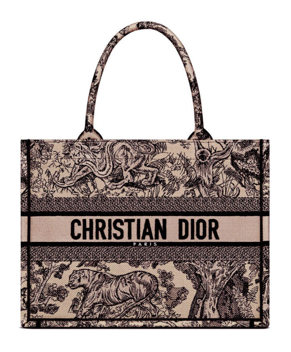 Christian Dior Medium Dior Book Tote Brown