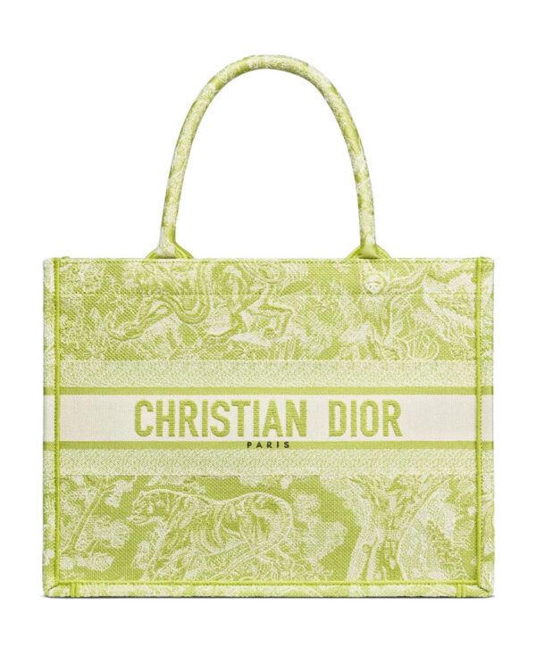 Christian Dior Small Dior Book Tote Green