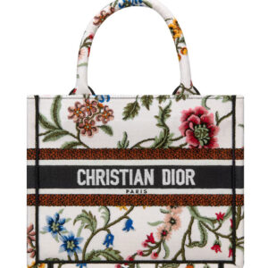 Christian Dior Small Dior Book Tote White