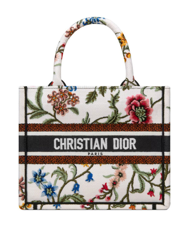 Christian Dior Small Dior Book Tote White