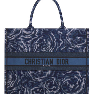 Christian Dior Large Dior Book Tote Blue