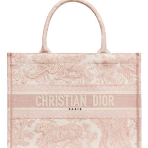 Christian Dior Small Jui Print Book Tote Bag Pink