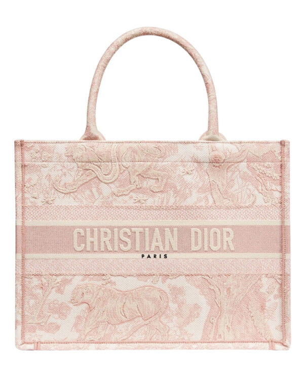 Christian Dior Small Jui Print Book Tote Bag Pink