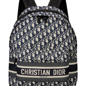 Christian Dior Diortravel Backpack Dark Blue