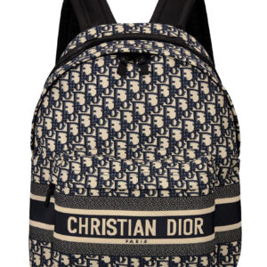 Christian Dior Diortravel Backpack Dark Blue