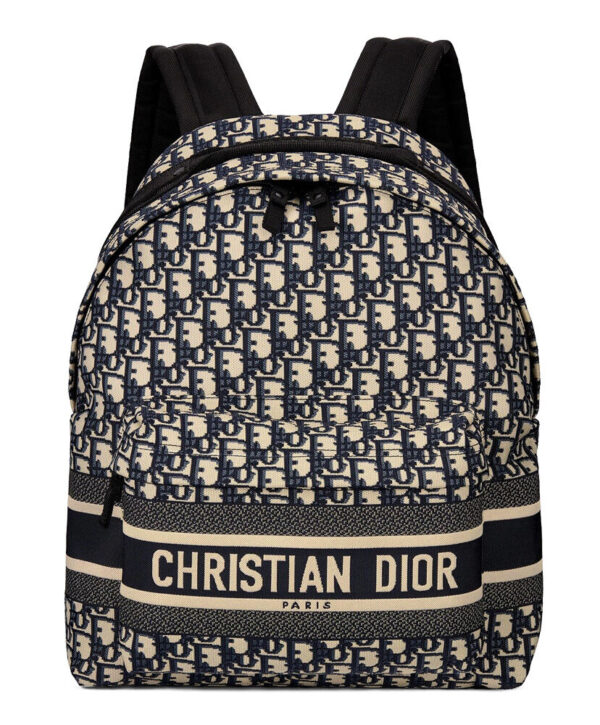 Christian Dior Diortravel Backpack Dark Blue