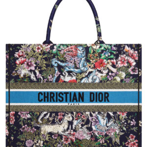 Christian Dior Large Dior Book Tote Black