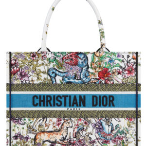 Christian Dior Medium Dior Book Tote White