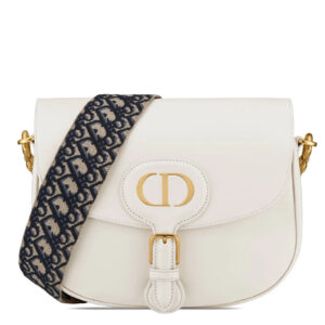 Christian Dior Large Dior Bobby Bag White