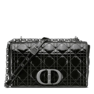 Christian Dior Medium Dior Caro Bag Black