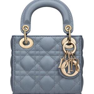 Christian Dior Micro Lady Dior Bag Blue