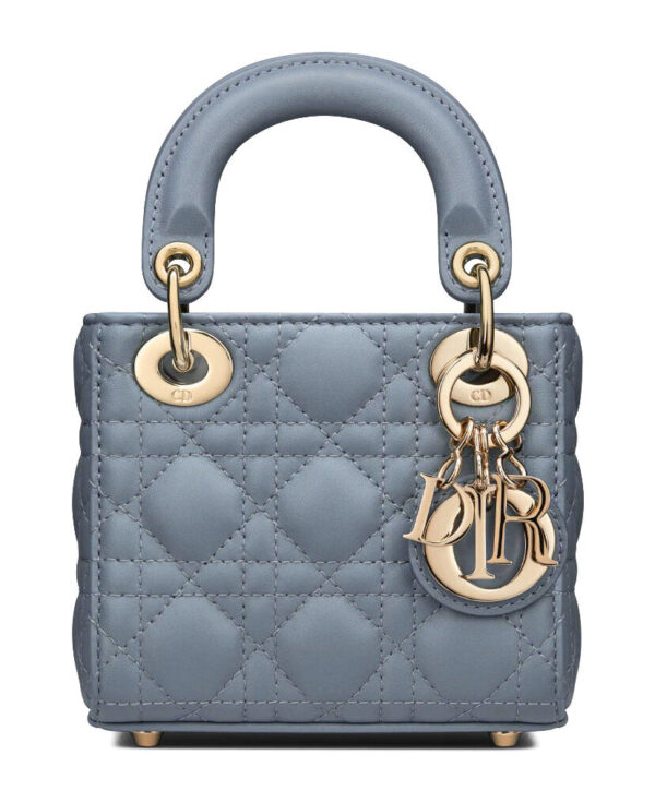 Christian Dior Micro Lady Dior Bag Blue