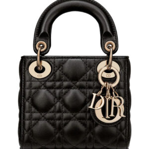 Christian Dior Micro Lady Dior Bag Black