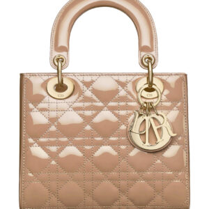 Christian Dior Small Lady Dior Bag Apricot