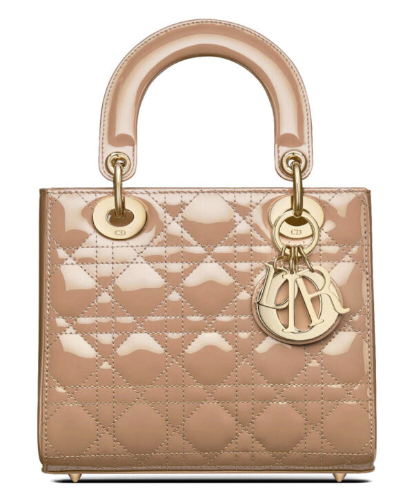 Christian Dior Small Lady Dior Bag Apricot