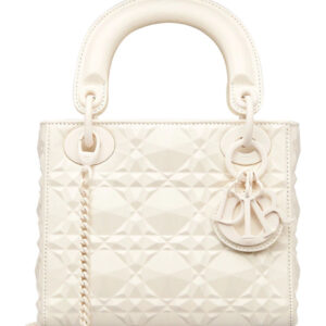 Christian Dior Mini Lady Dior Bag Cream