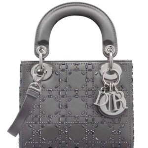 Christian Dior Mini Lady Dior Bag Gray