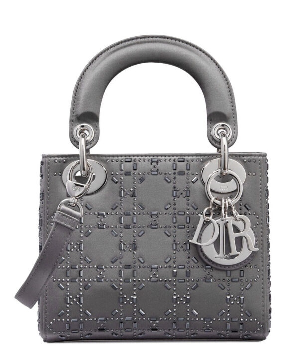 Christian Dior Mini Lady Dior Bag Gray