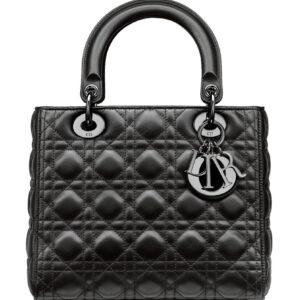 Christian Dior Medium Lady Dior Bag Black