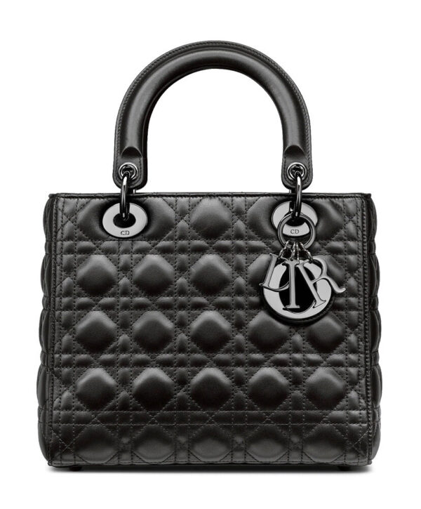 Christian Dior Medium Lady Dior Bag Black