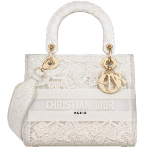 Christian Dior Medium Lady D-Lite Bag White