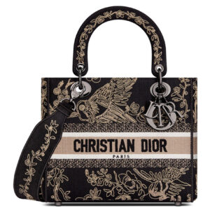 Christian Dior Medium Lady D-Lite Bag Black