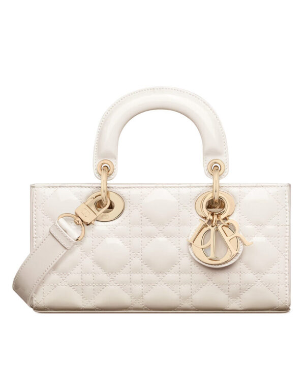 Christian Dior Small Lady D-Joy Bag Cream