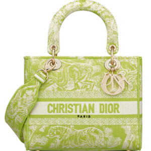 Christian Dior Medium Lady D-Lite Bag Green