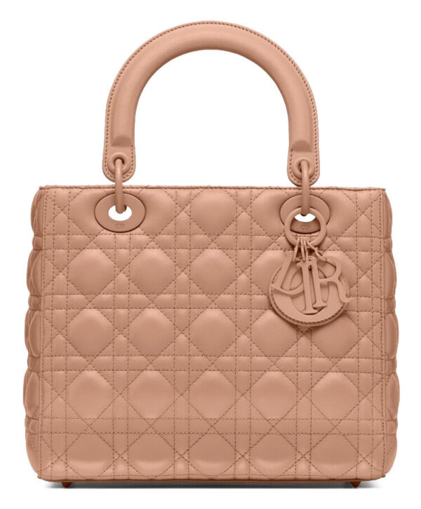 Christian Dior Lady Dior Ultra-Matte Bag Apricot