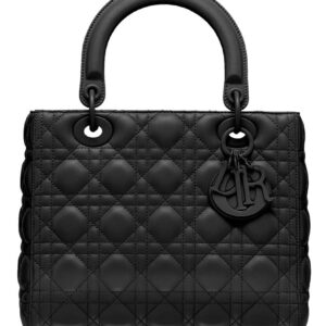 Christian Dior Lady Dior Ultra-Matte Bag Black