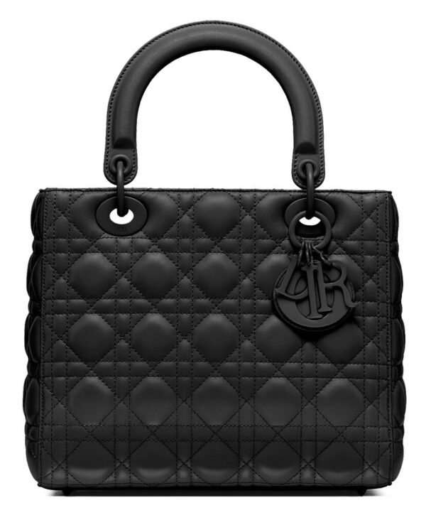 Christian Dior Lady Dior Ultra-Matte Bag Black