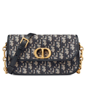 Christian Dior 30 Montaigne Avenue Bag Dark Blue